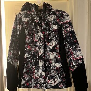 Dawn Womens Printed Ski Jacket Monochrome, Womens Size 6 US